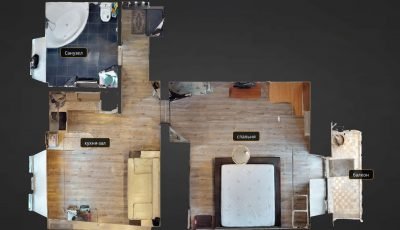 Затишна 2-кімнатна квартира-студія 3D Model